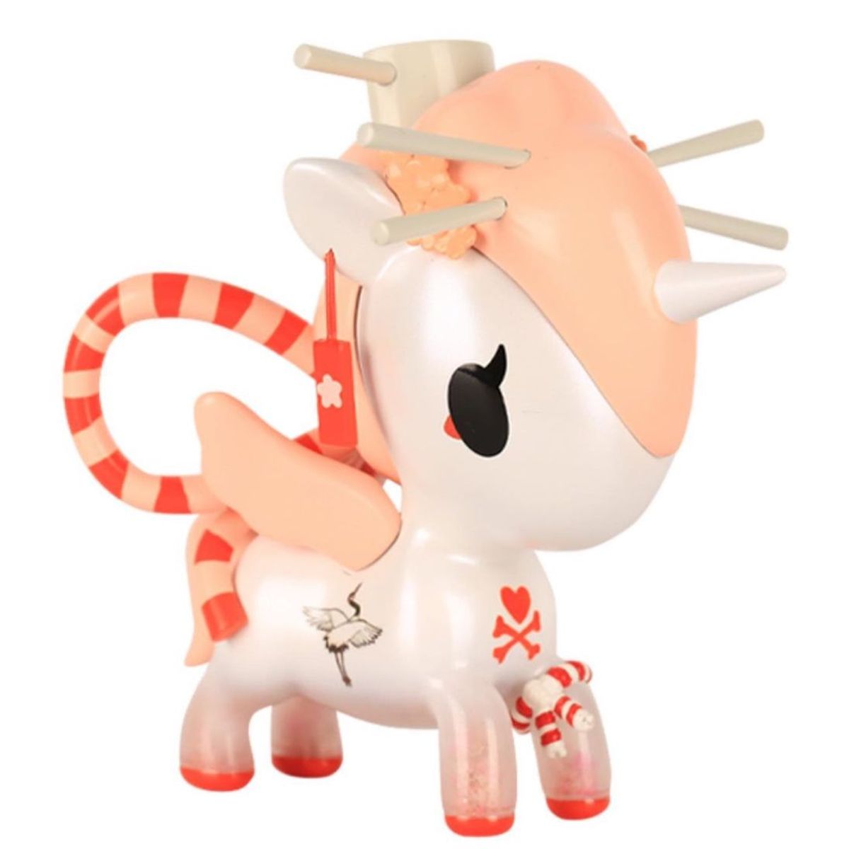 Crane & Sakura Sofubi Unicorno