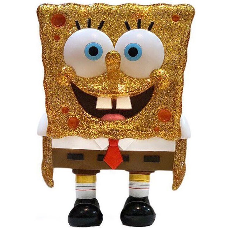 Full Color Gold Lame Spongebob by Nickelodeon