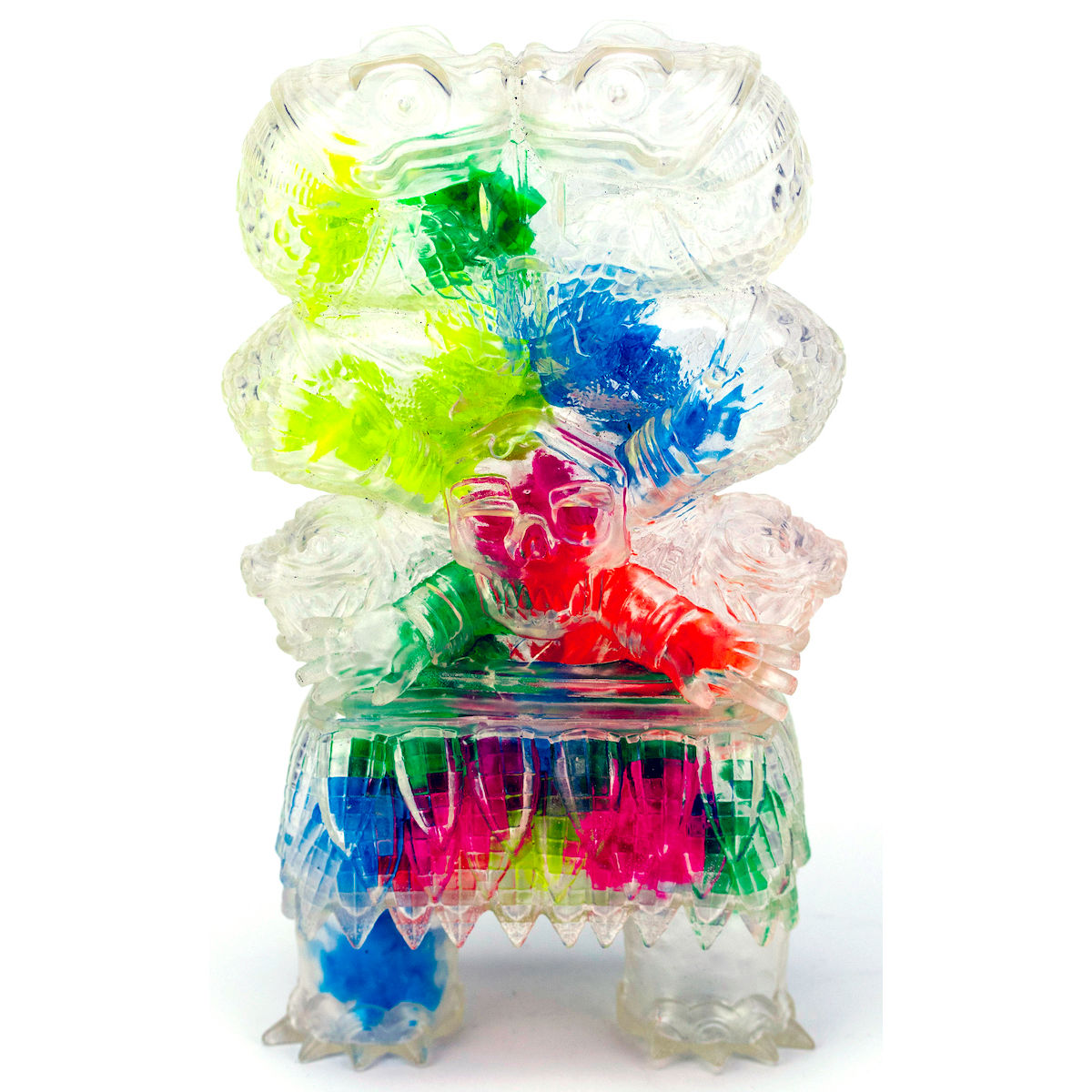 Clear Multi-color Filling Coatlicue