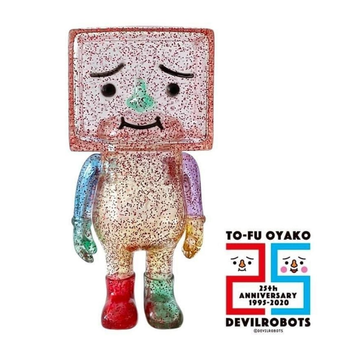 Rainbow Glitter To-Fu