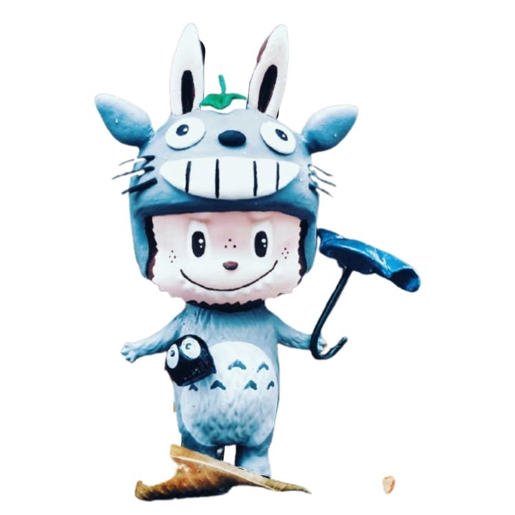 Labubu Totoro by alicealice666888