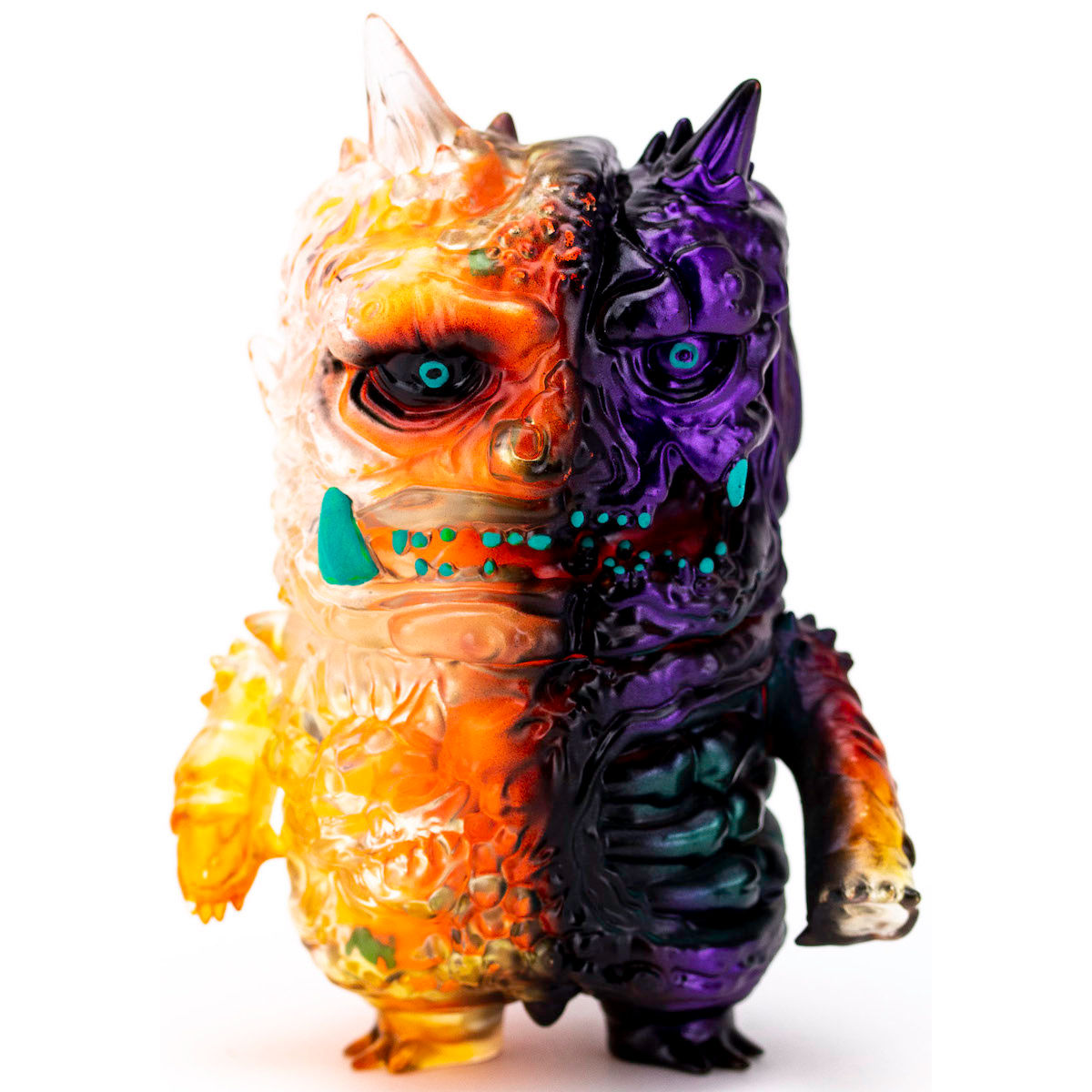 Half Purple Oni Zombie