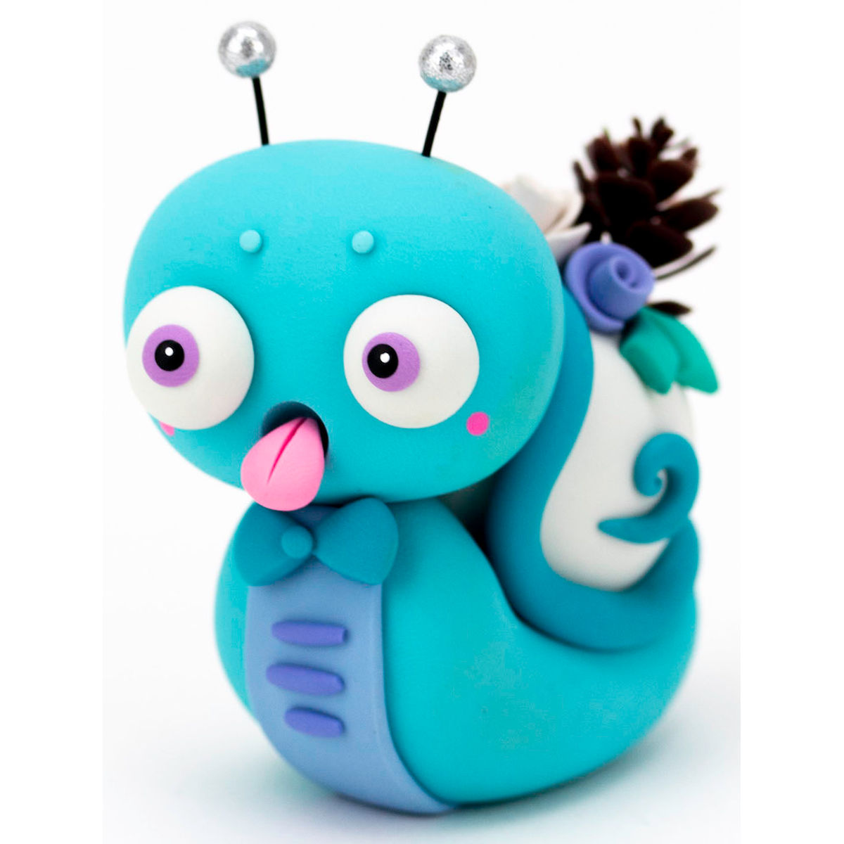 Blue Winter Lazyland Snail