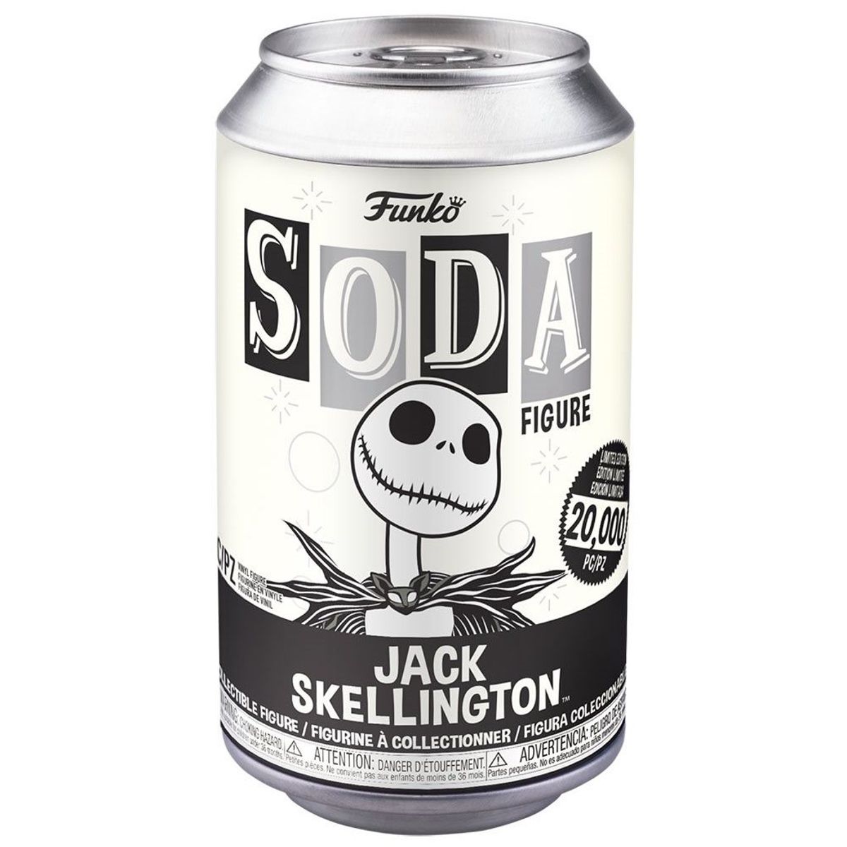 GID Jack Skellington (Chase) : The Nightmare Before Christmas Vinyl Soda