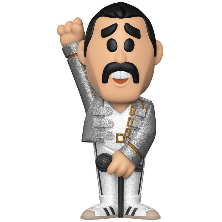 Silver Glitter Freddy Mercury (Chase) : Queen Vinyl Soda by Universal Music Group