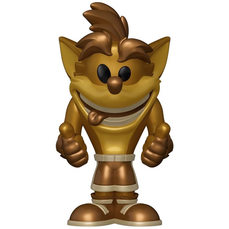 Gold Crash Bandicoot Vinyl Soda (Chase) by Microsoft