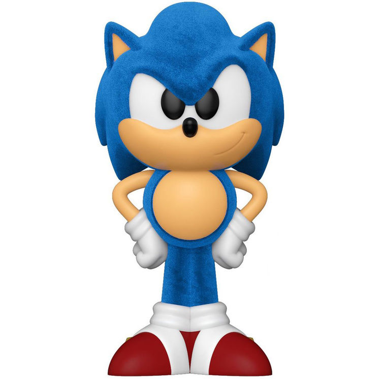 Flocked Sonic the Hedgehog Vinyl Soda (Chase) by Sega