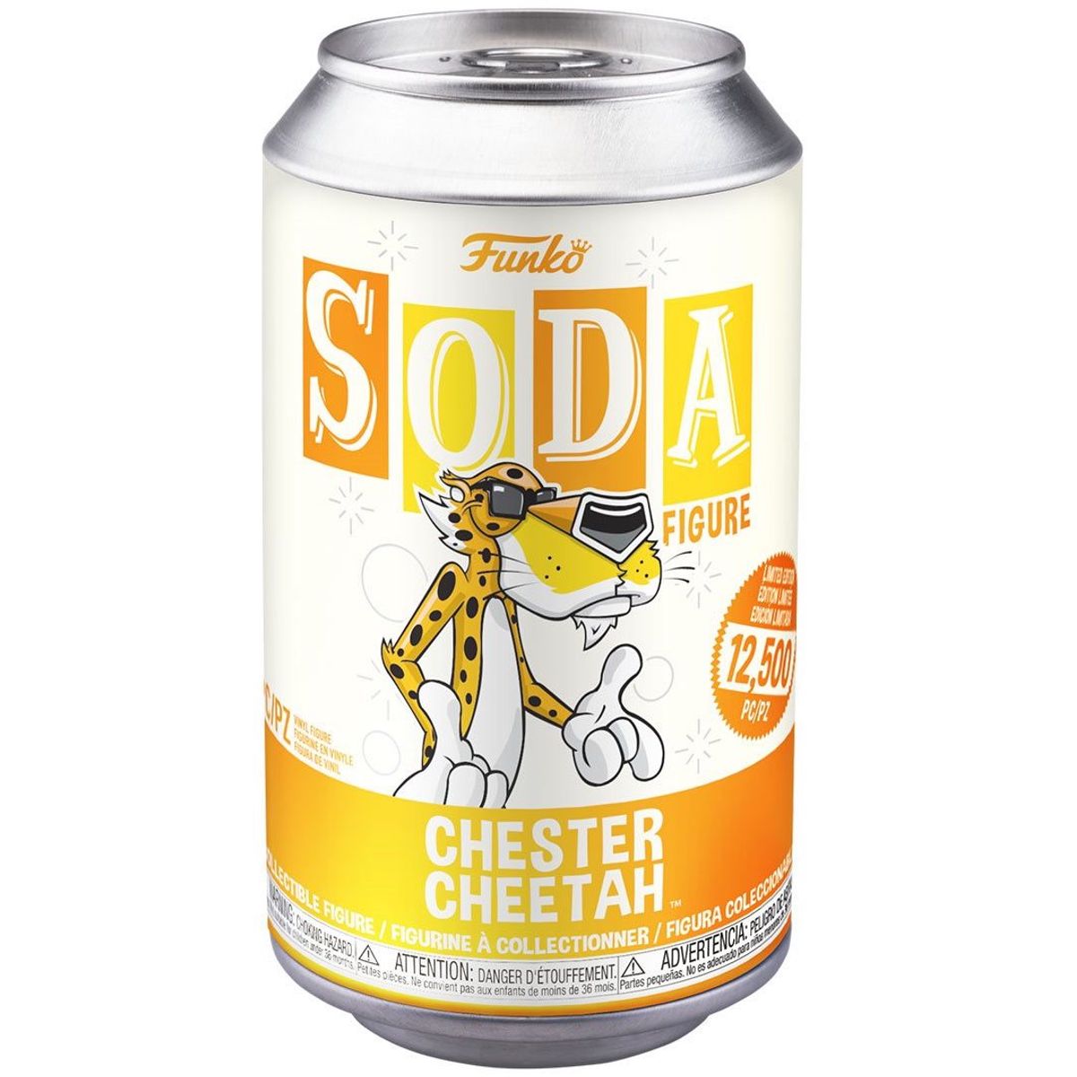 Chester Cheetah Vinyl Soda