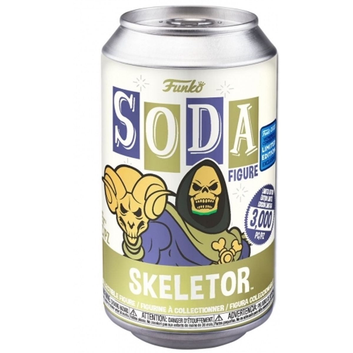 Gold Skeletor : Masters of the Universe Vinyl Soda