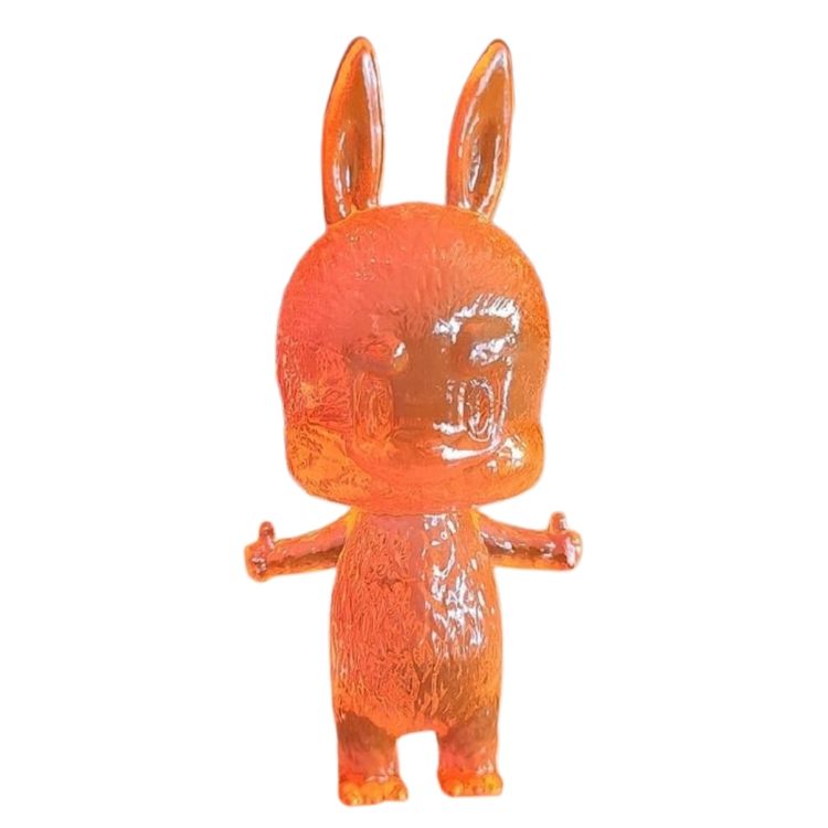 Minature Labubu Orange by Kasing Lung