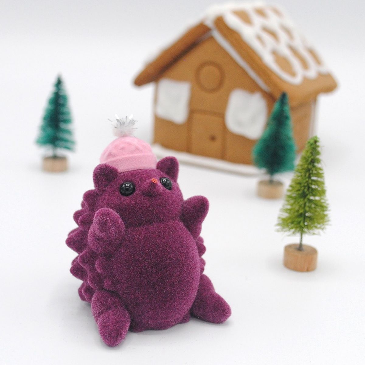 Knit Cap Podgy Fuzzy Friend