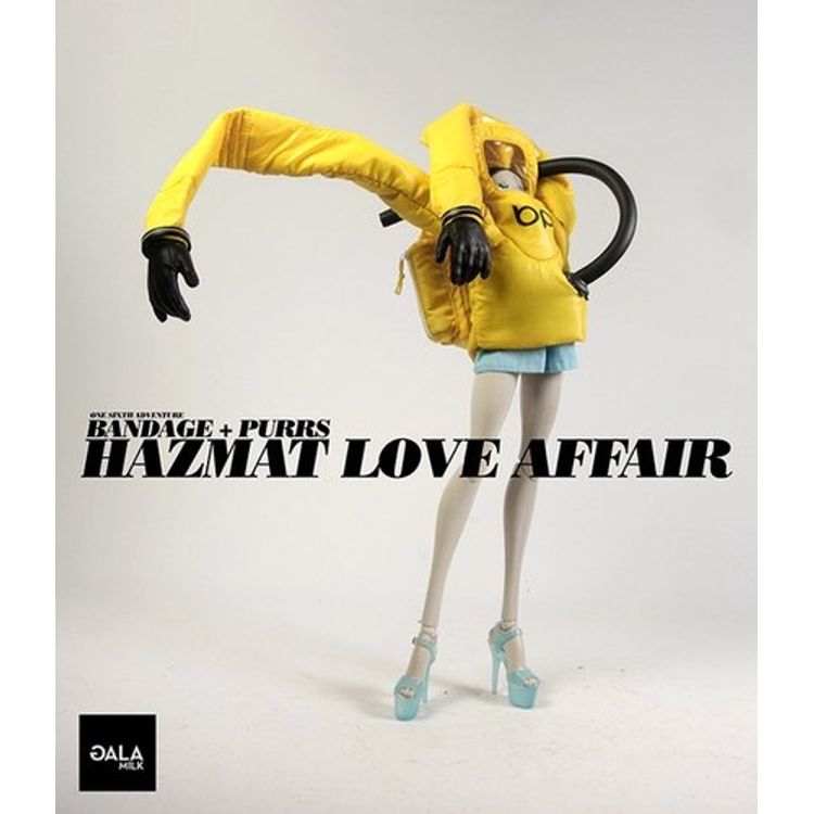 Gala Milk: Rad Love Yellow Hazmart Girl by Ashley Wood