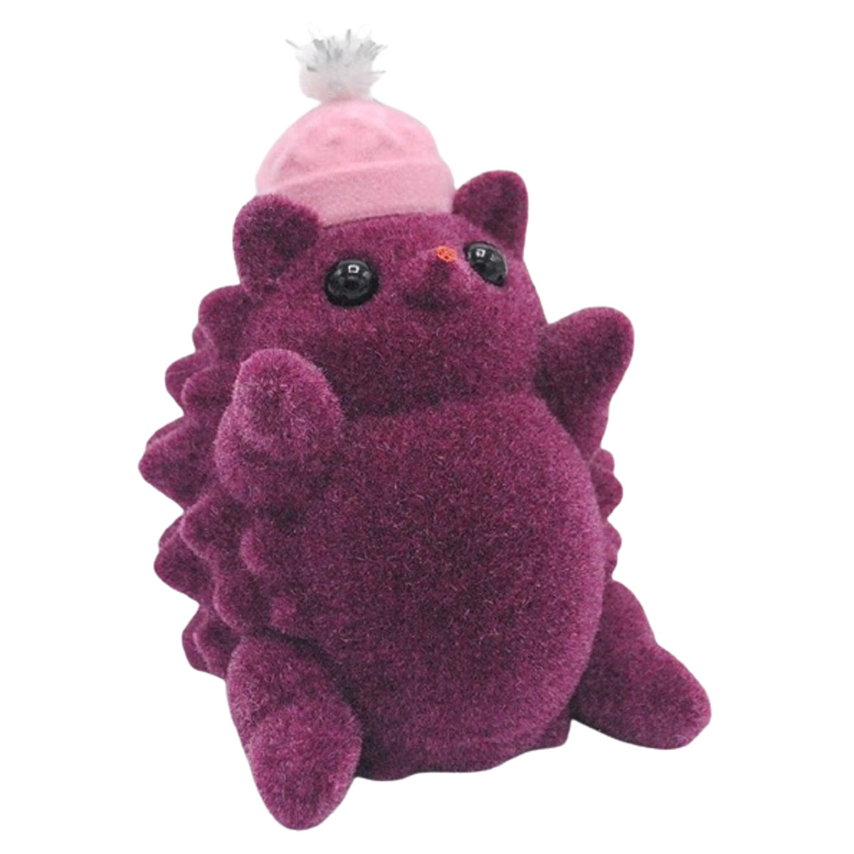 Knit Cap Podgy Fuzzy Friend