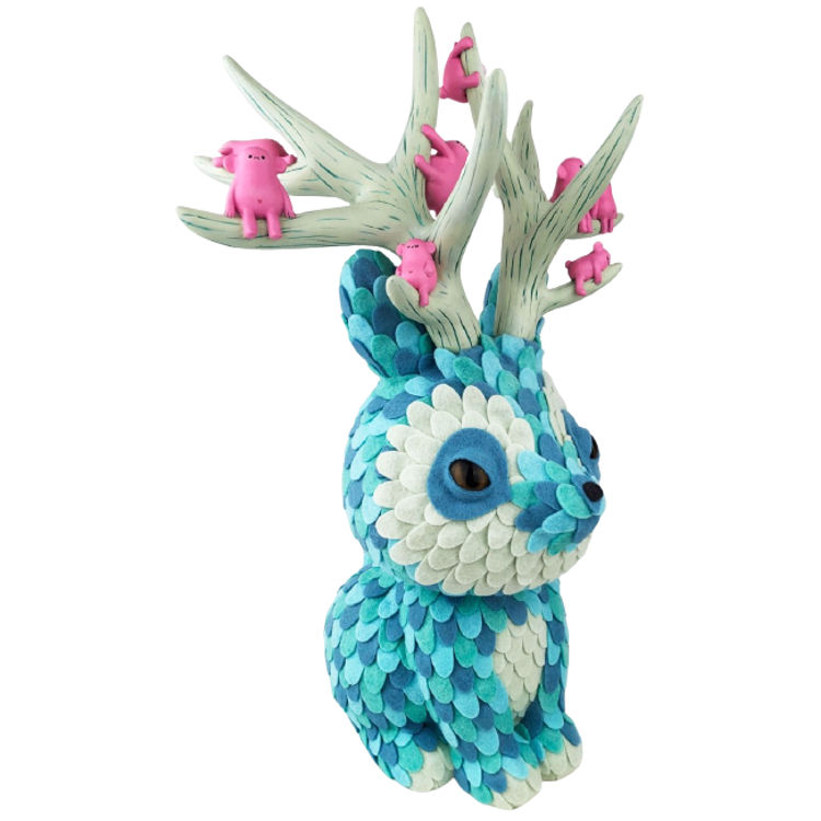 Hundeer with Bubblegum Bear Colony by Horrible Adorables
