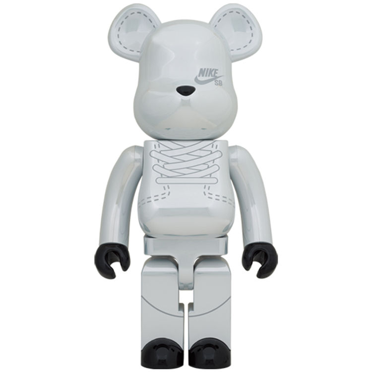 1000% 2020 White Nike SB Bearbrick by Nike