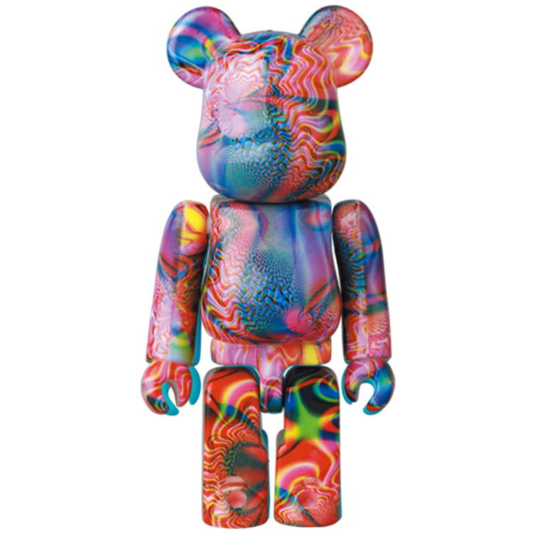 100% Psychedelic Be@rbrick by Medicom