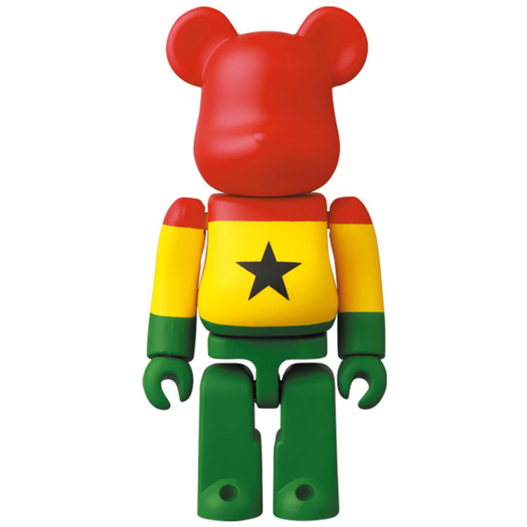 Ghana Flag Be@rbrick by Medicom