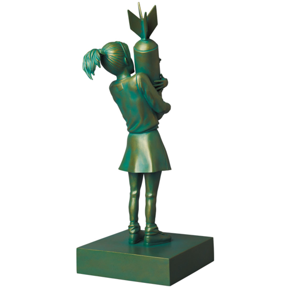 Bronze Statue Bomb Hugger