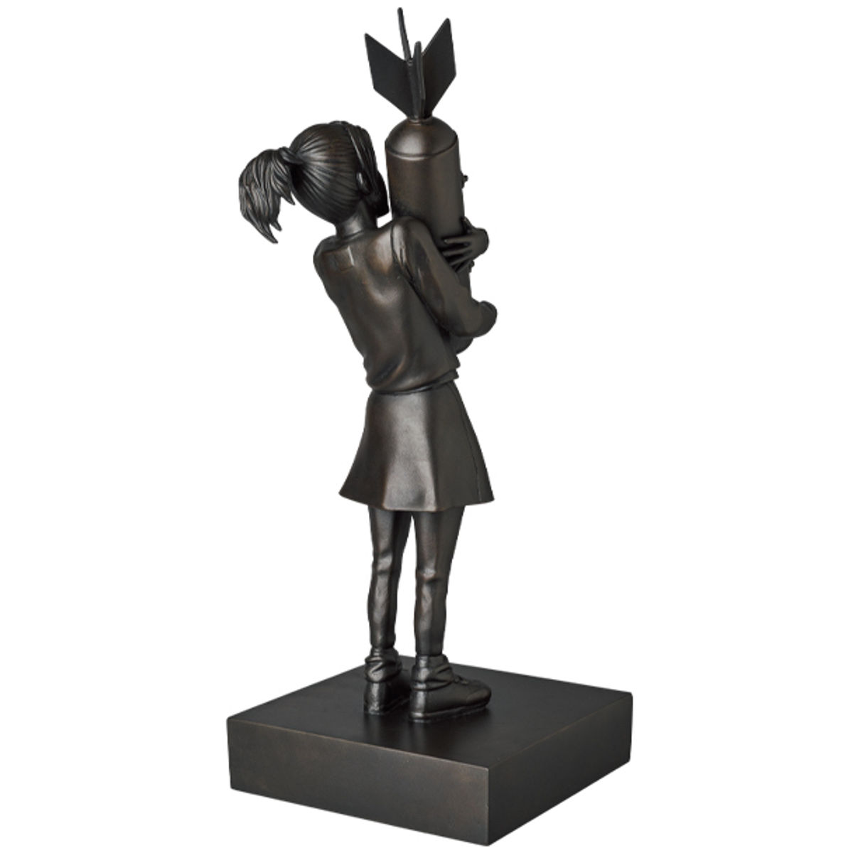 Black Bronze Statue Bomb Hugger