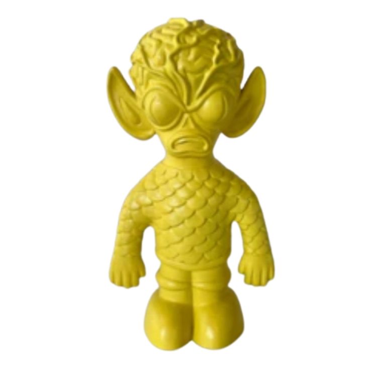 Yellow XL Veined Cranium Creature by Last Resort Toys (Bryan Fulk)