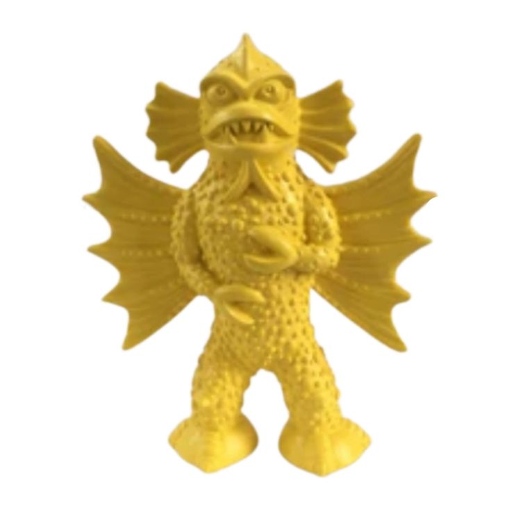 Yellow XL Winged Amphibian Creature by Last Resort Toys (Bryan Fulk)