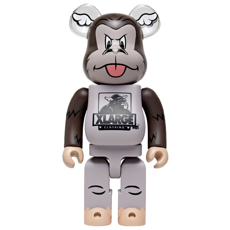 1000% XLarge x D*Face Brown Be@rbrick by D*Face (Dean Stockton)