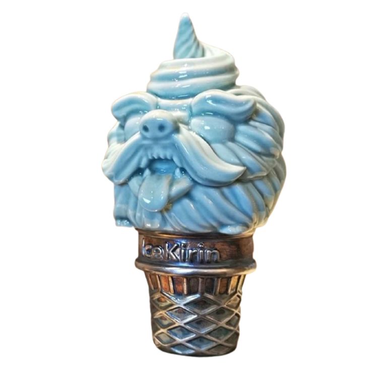 Ceramic Green Glaze Icekirin by Andy Chen