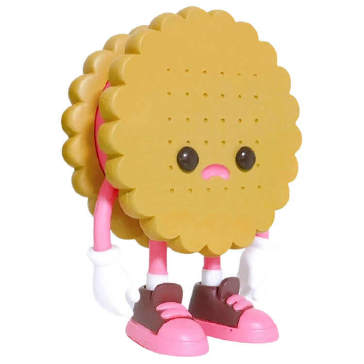 Strawberry Circle Cream Biscuit Boy by MUUKTOY