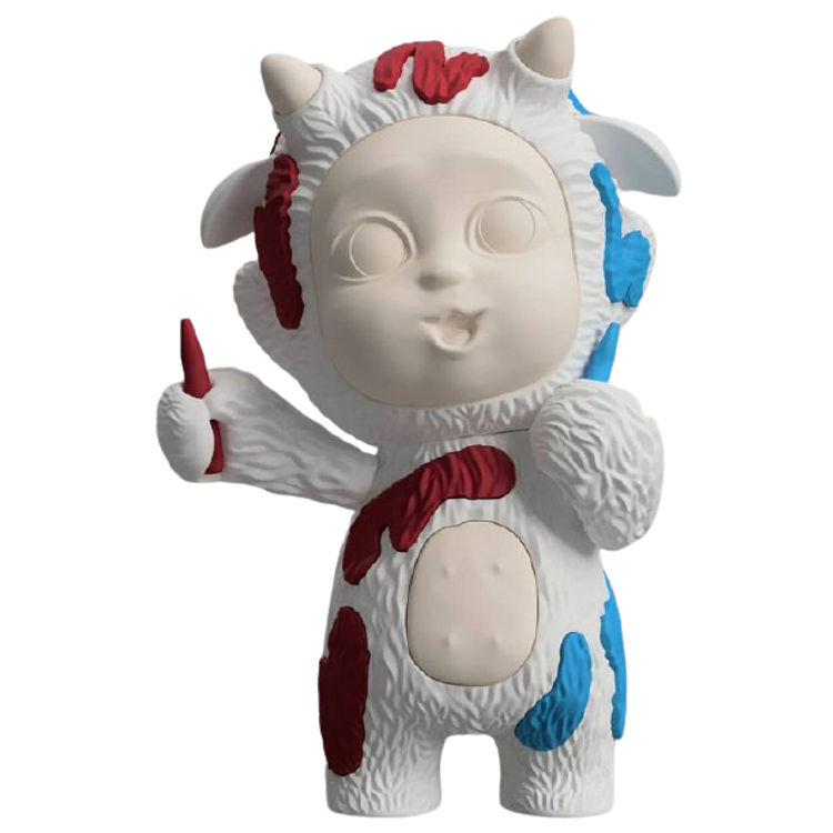 Dreaming Cow Angel Boy by Dotoy