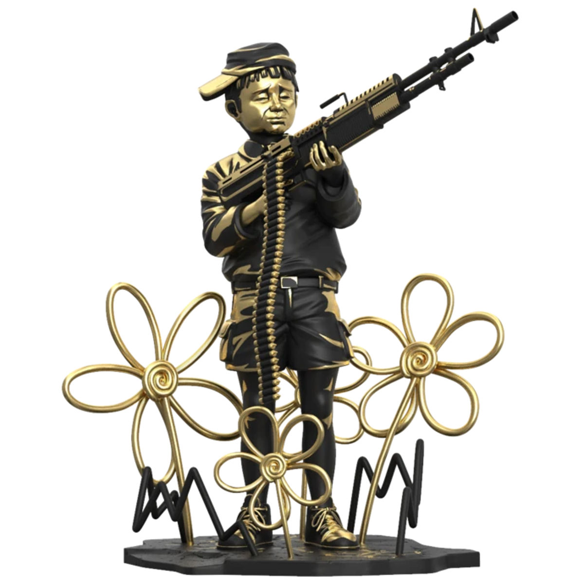 Black & Gold Crayon Shooter