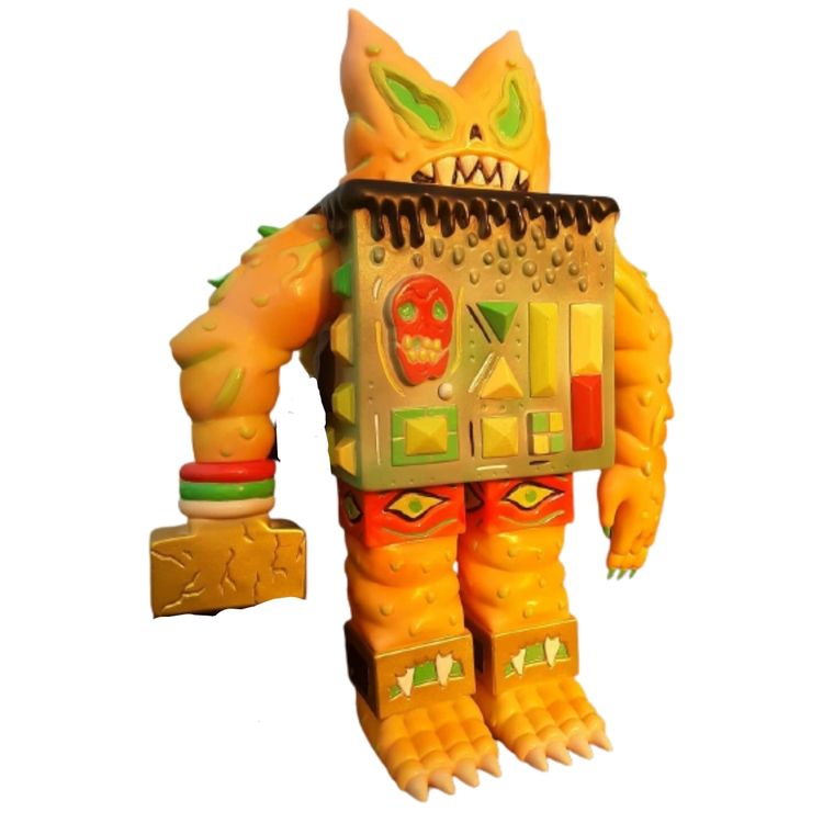 Orange Devil Robot by Joseph Harmon