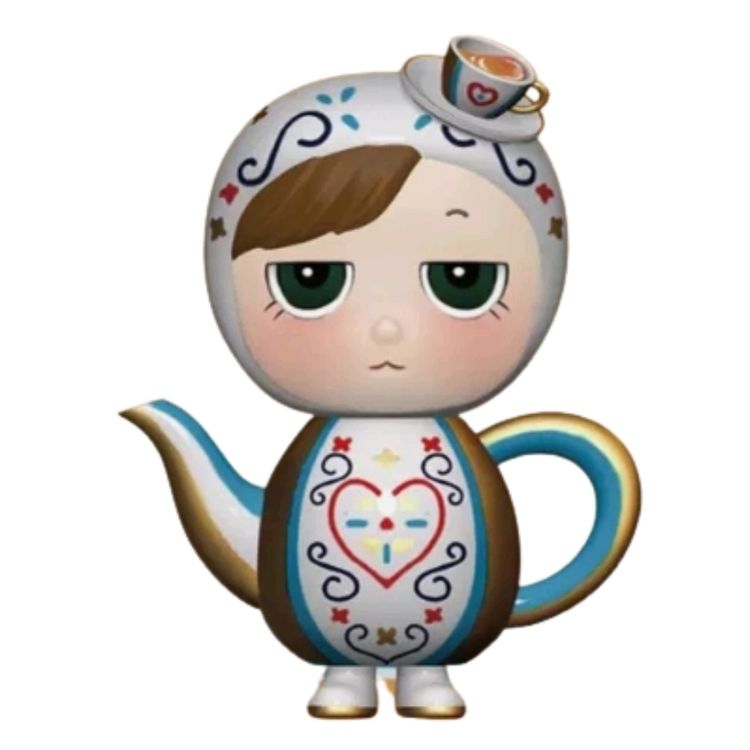 Teapot (Secret Figure) by Amber Works