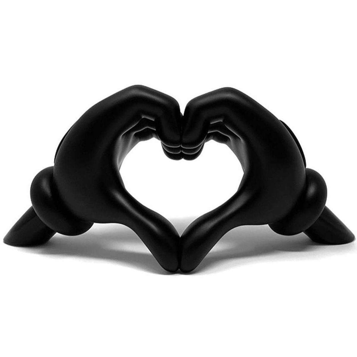 5.5" Black Love Gloves