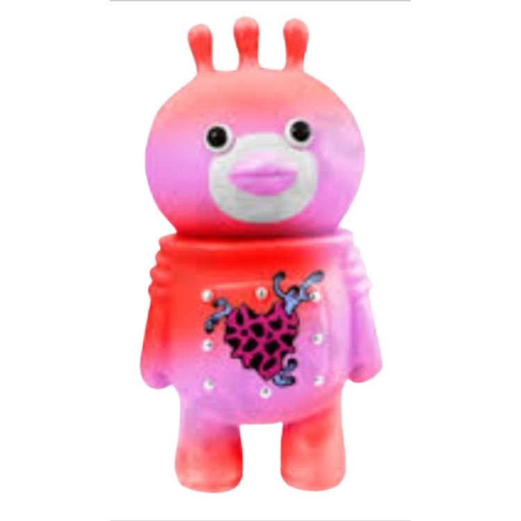 Pink / Red Heart Monster by Hatsutorin Studio