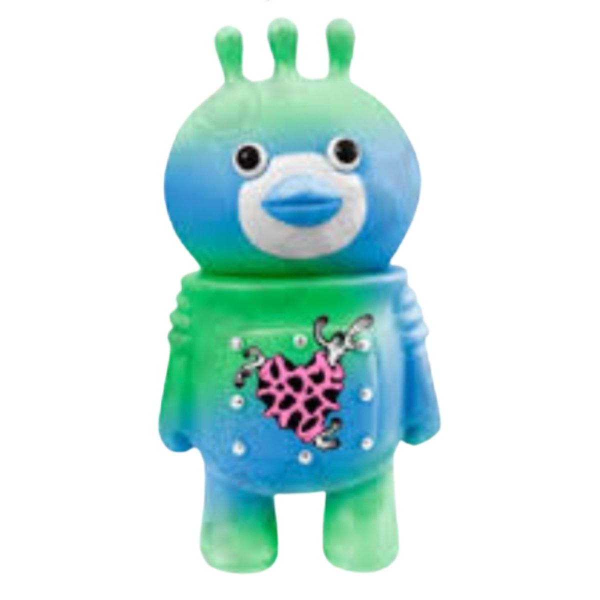 Green / Blue Heart Monster