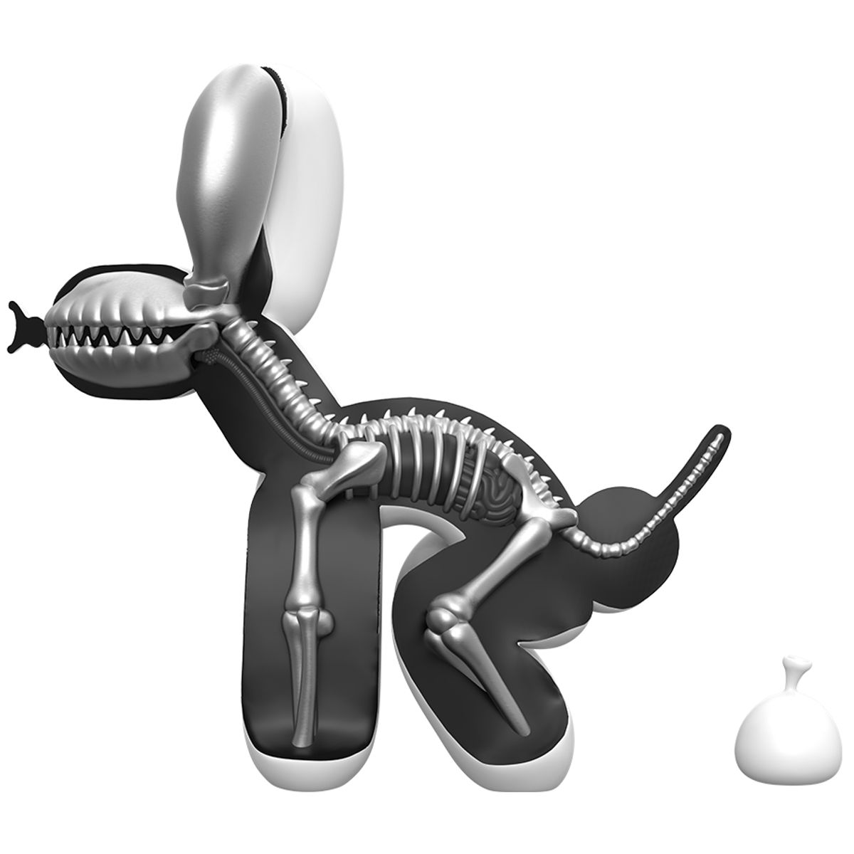 White/ Silver/ Black Dissected POPek