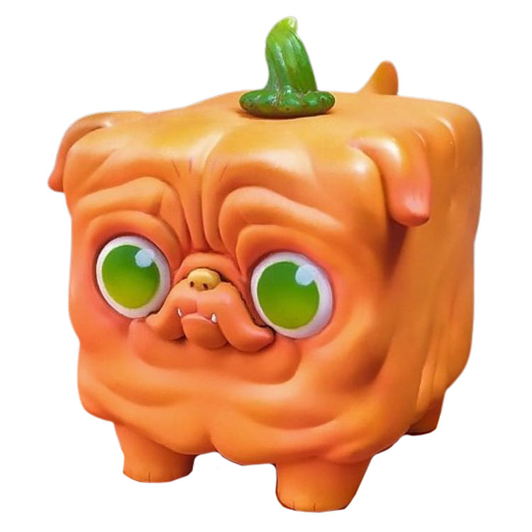 Pumpkin Pug Box by Stray Cat Toy