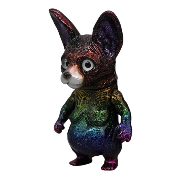 Metallic Rainbow Hairless Cat by Painter-Net (Toshihiko Ito)