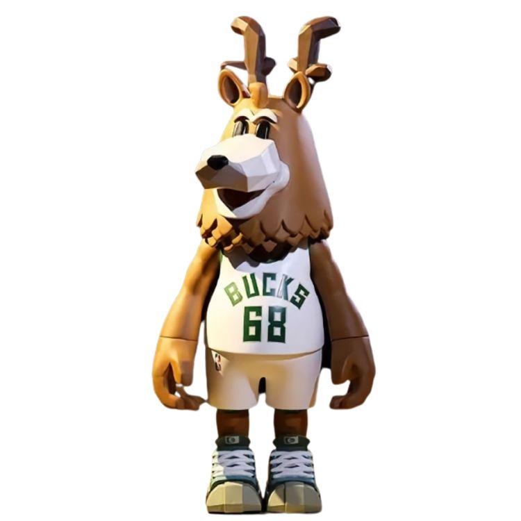 Bango (Milwaukee Bucks) Mascot by CoolRainLABO
