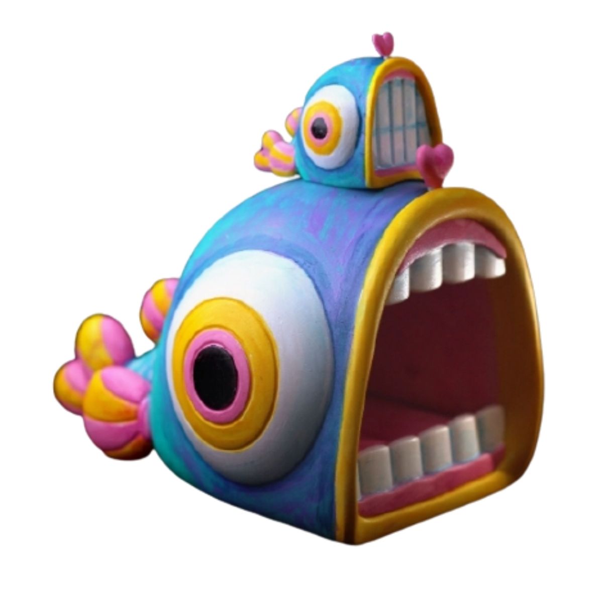 Blue Yawning Fish