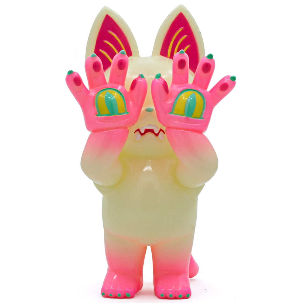 Pink Glow Hell's Cat Onigiri