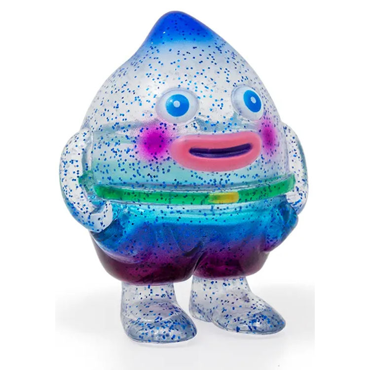Blue Circus Bros. Winter Edition Peach Man Sofubi by Anonymous Rat