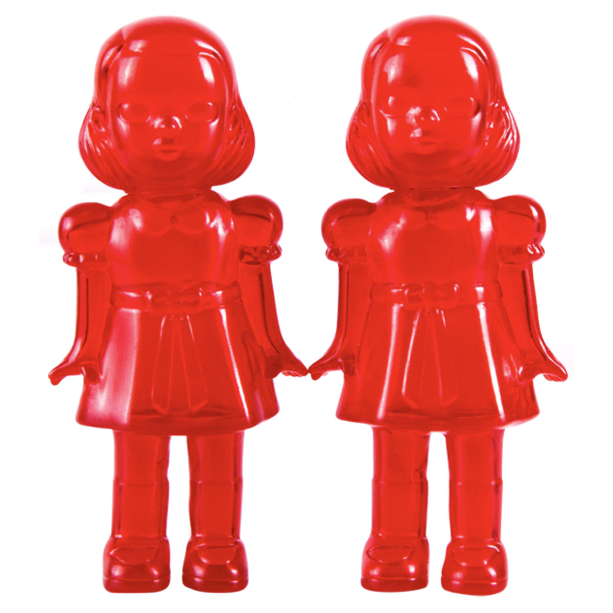 Clear Red Mini Twins