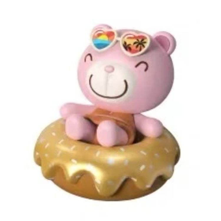 Gold Doughnut Teddy by 52Toys