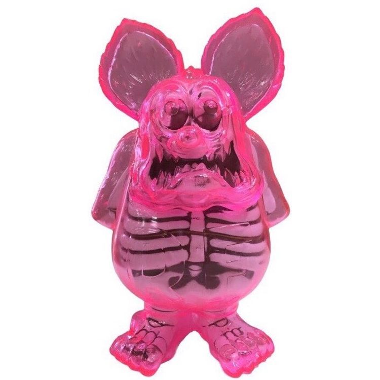 Neon Pink X-Ray Rat Fink by Ed 'Big Daddy' Roth