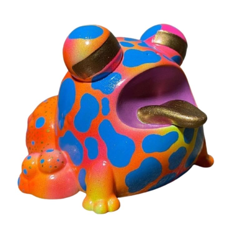 Tequila Sunrise Dart Frog by Schl0
