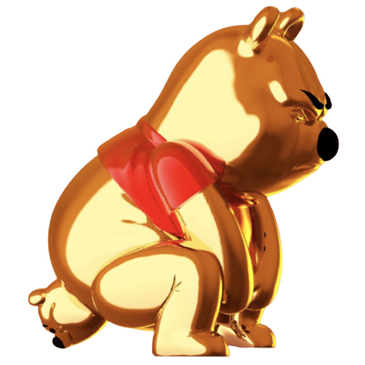 Happy New Year Pooh Pooh by Alex Solis