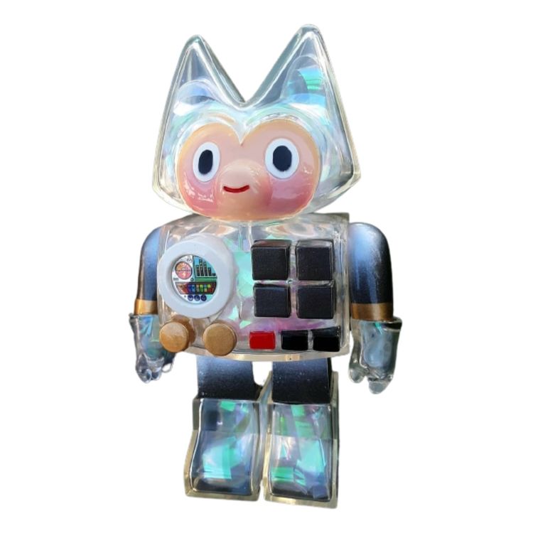 Clear with Spaghetti Vegan Robot by Chompton Stoodios