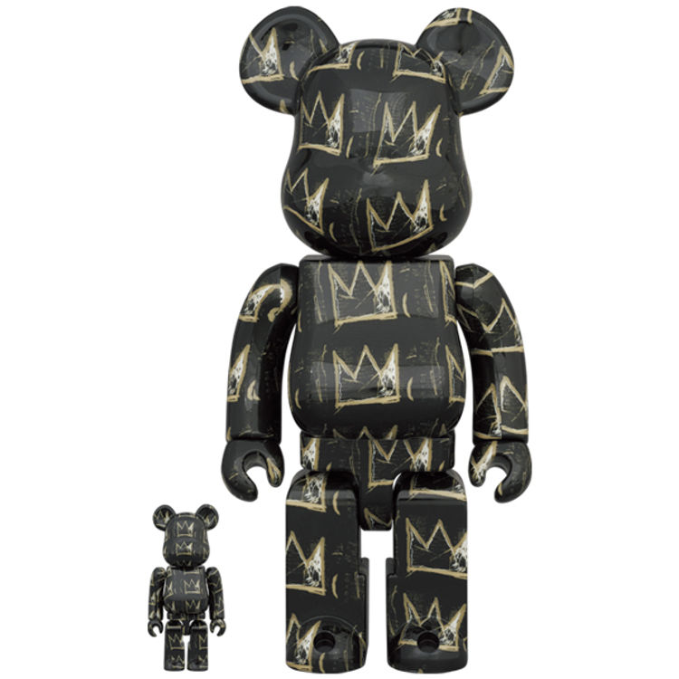 100% + 400% Jean-Michel Basquiat #8 Be@rbrick (Set) by Jean-Michel Basquiat