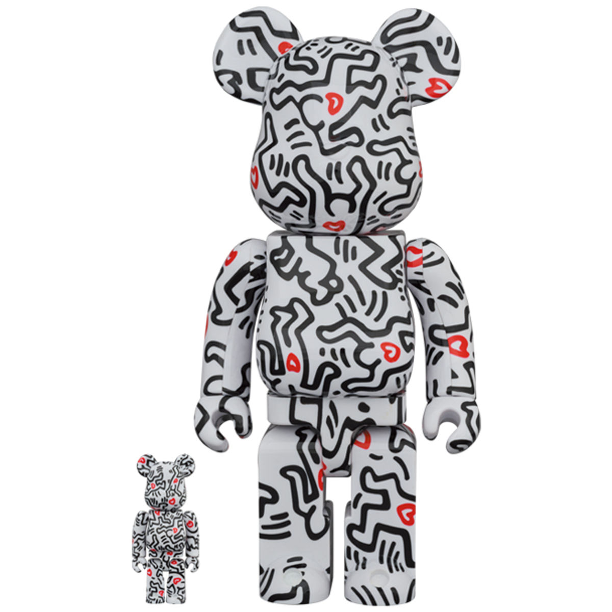 100% + 400% Keith Haring #8 Be@rbrick (Set)